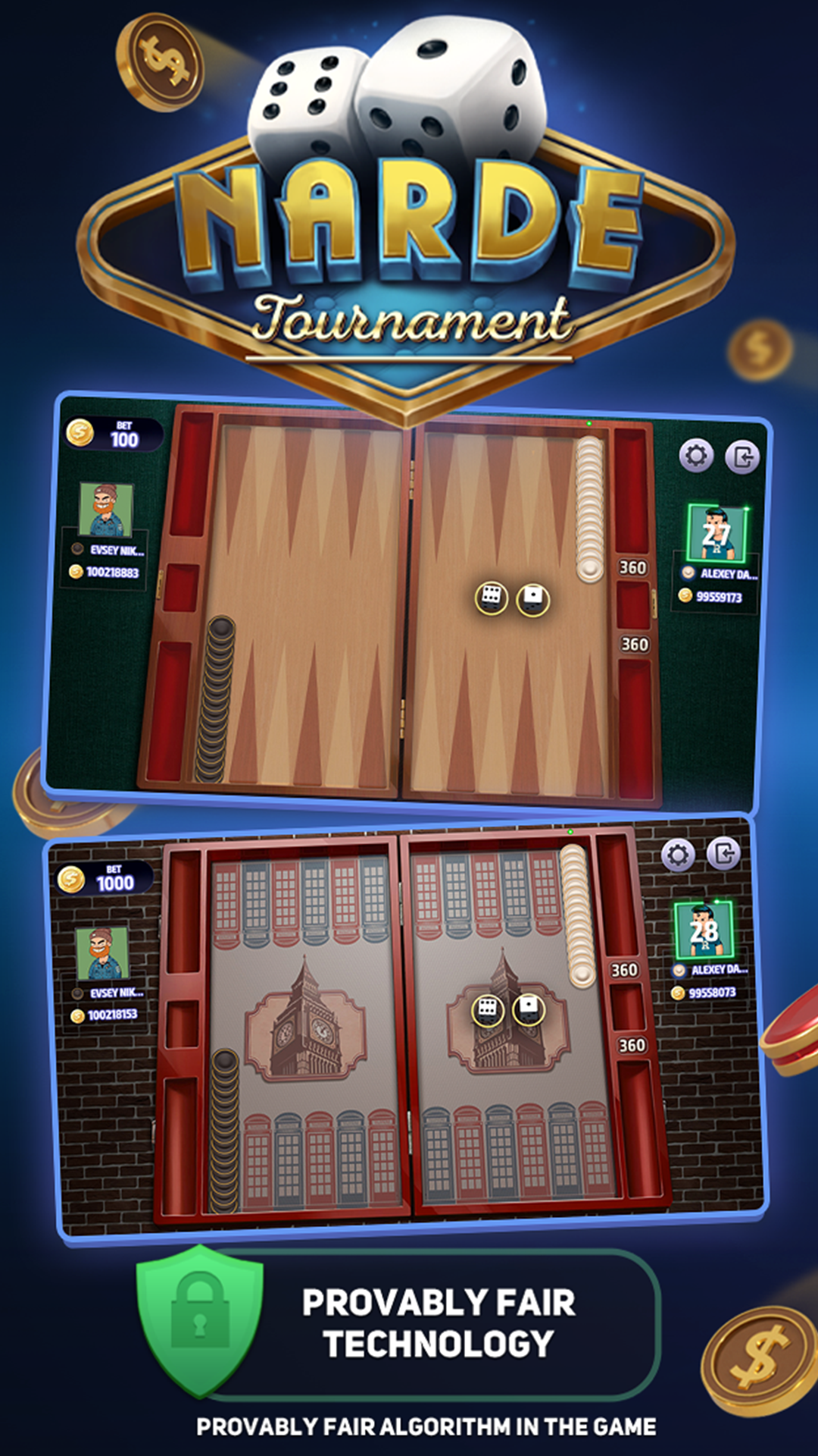 Narde Tournament screenshot 4
