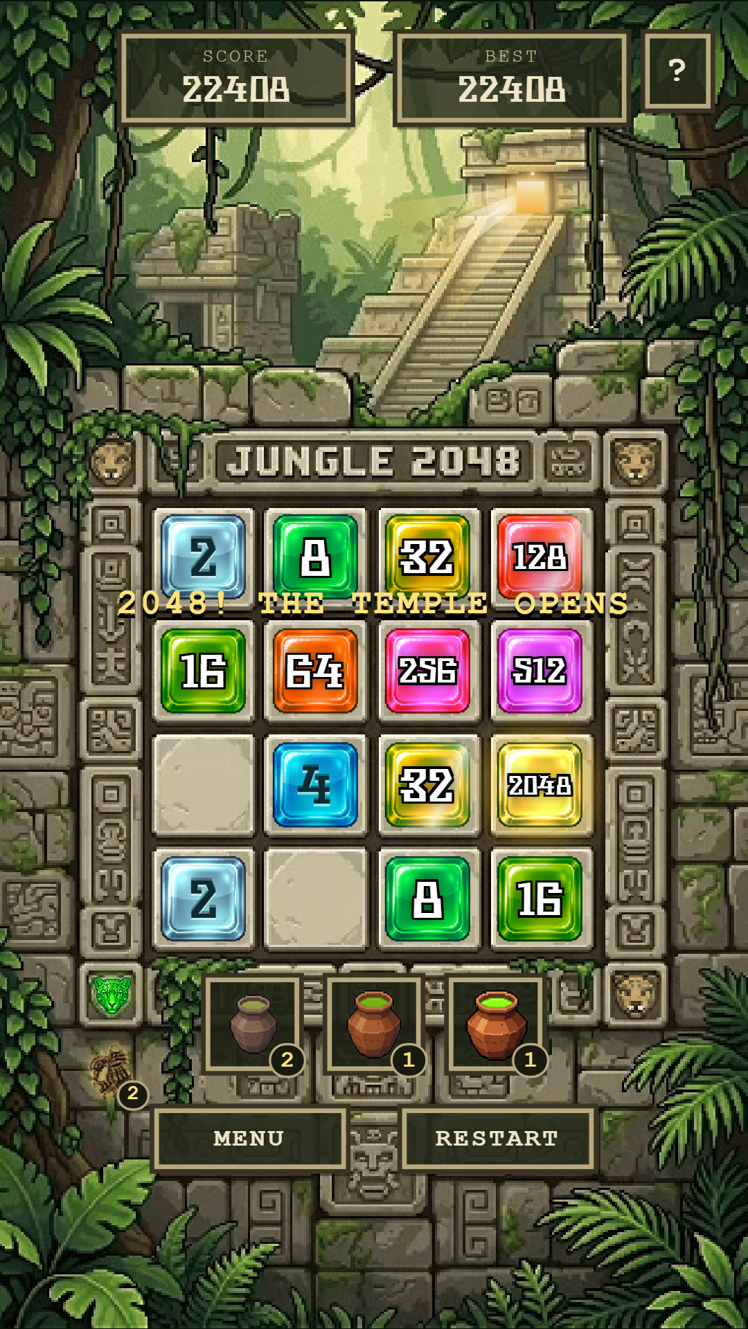 Jungle 2048 screenshot 5