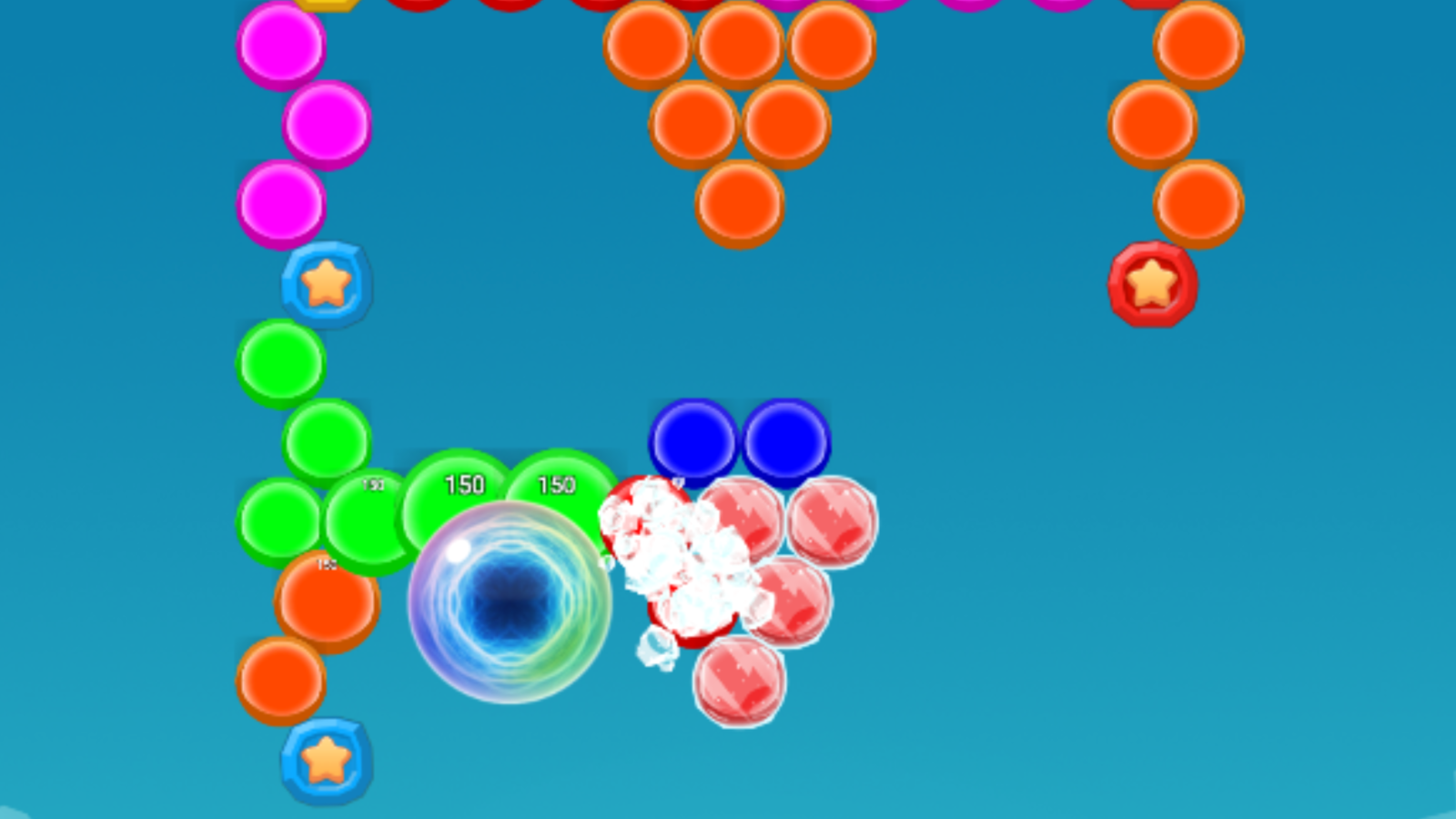 Bubble Snooker - Garden of Dreams screenshot