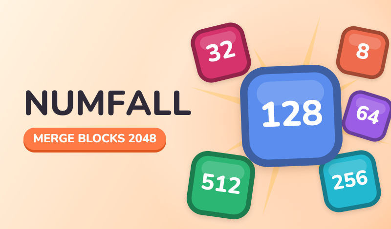 Numfall: Merge Blocks 2048 game cover