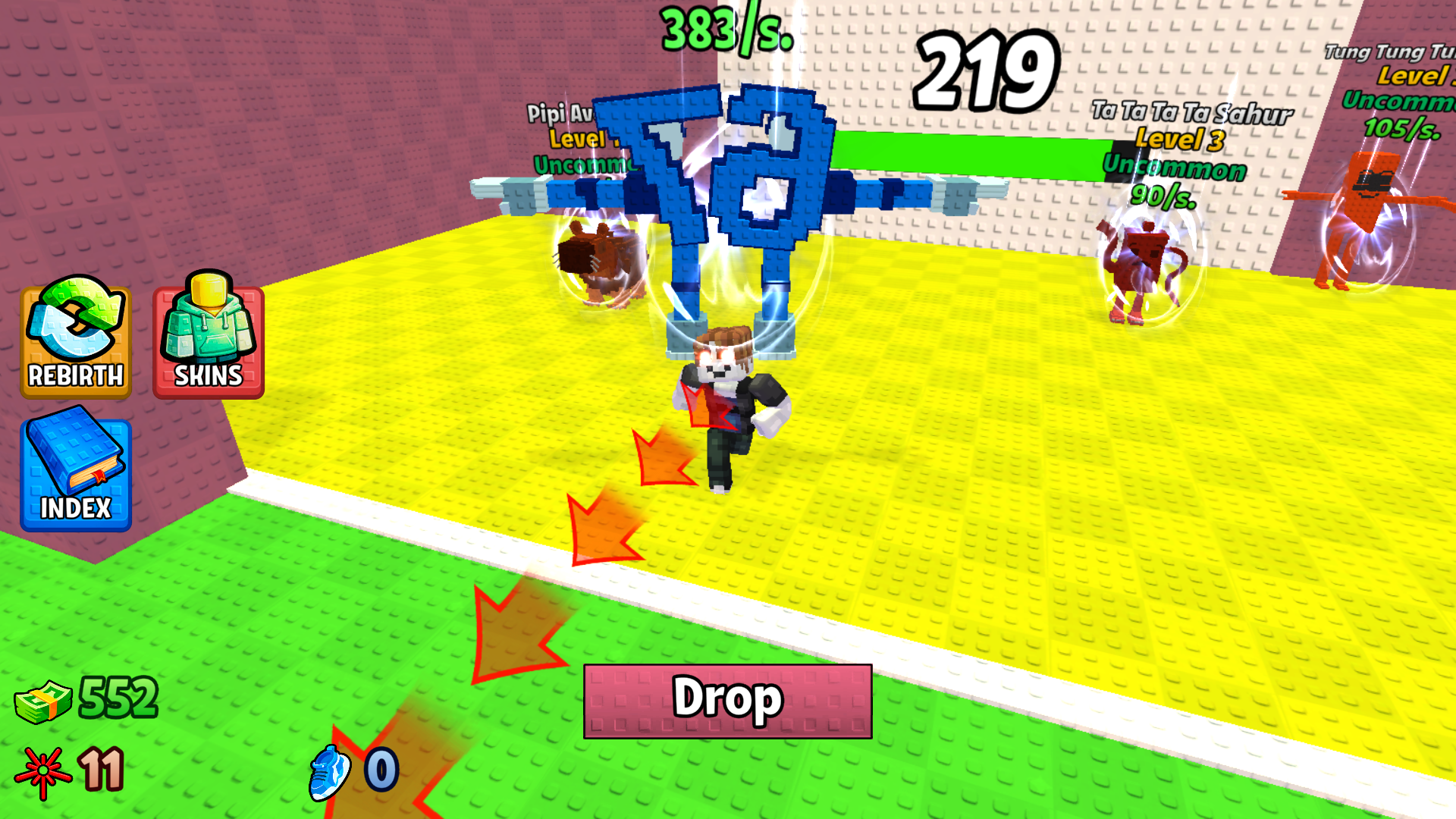 Brainrots 3D: Destroy walls with a laser! — screenshot 7