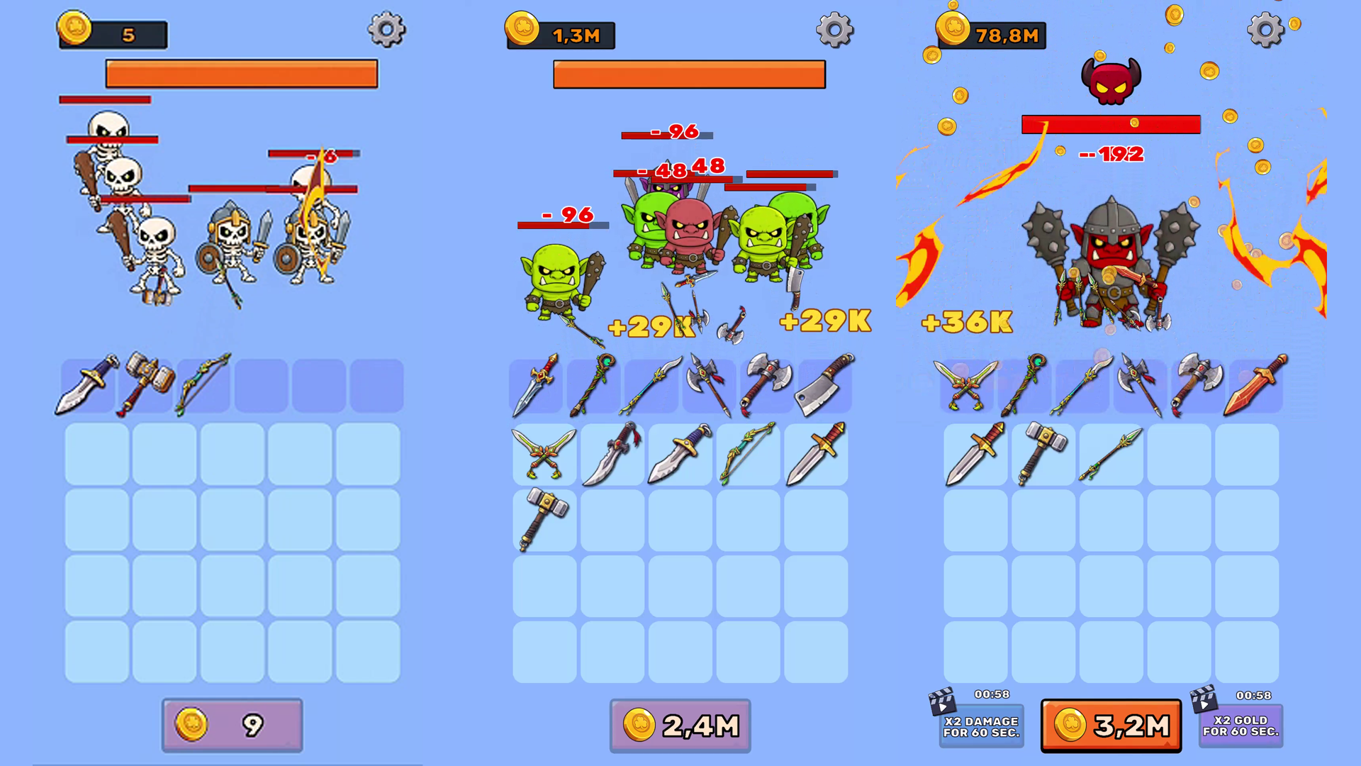 Merge&Fight — screenshot 2