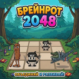 Брейнрот 2048: ОБЪЕДИНЯЙ И РАЗВИВАЙ