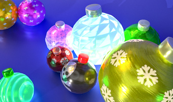 Connect Balls: brinquedos de ano novo em 3D!