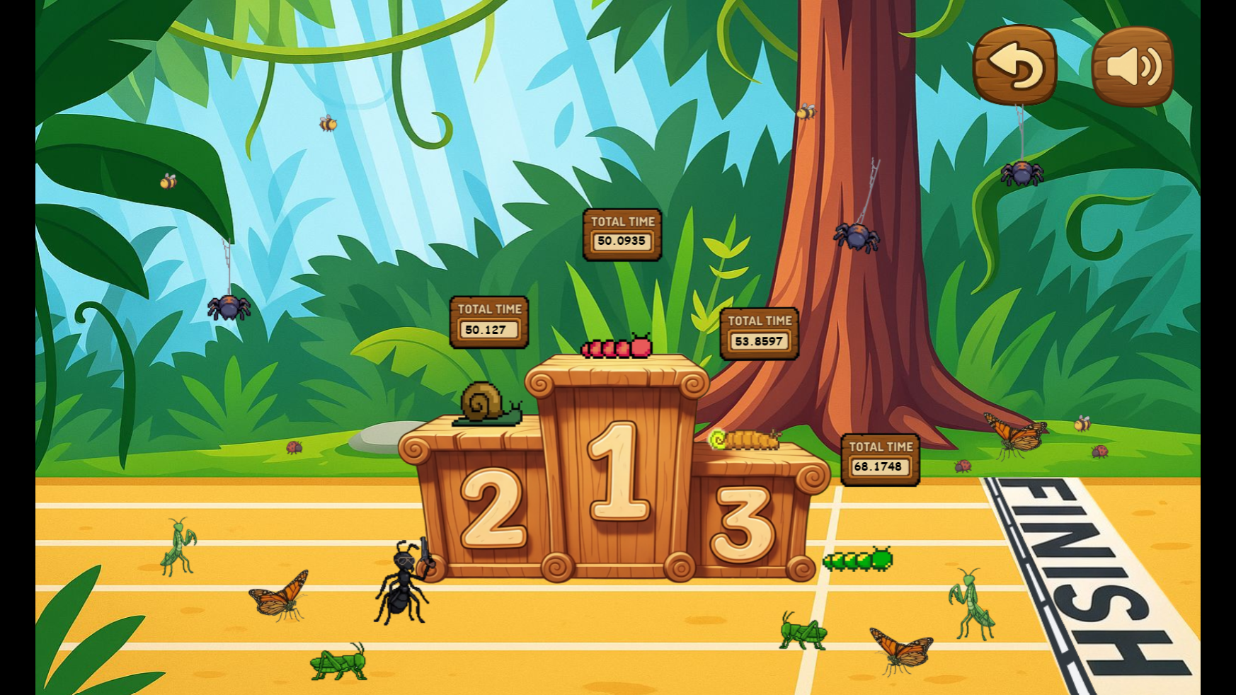 Wiggly Worm Race screenshot 5