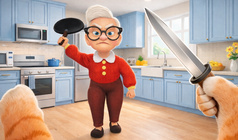 Кот и Бабка