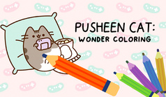 Pusheen Cat: Wonder Coloring