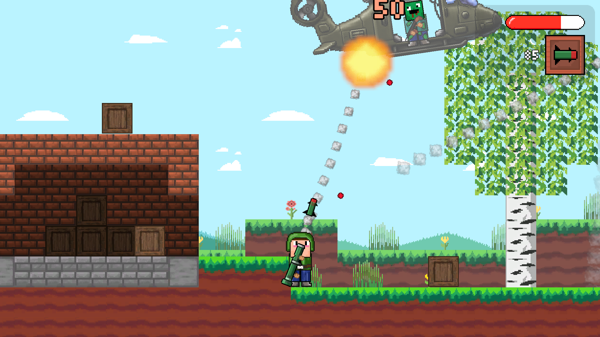 Нубик: Атака Вертолётов — screenshot 2