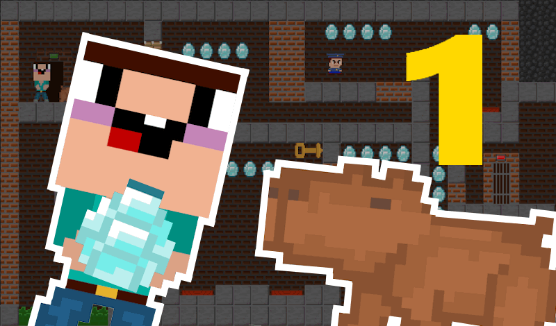 Nubik and Capybara: Prison Break game cover