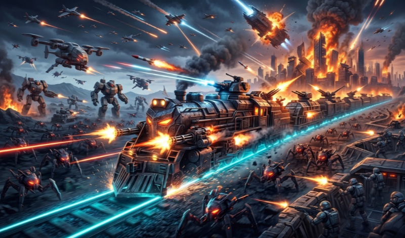 Рельсы войны: Бронепоезд game cover