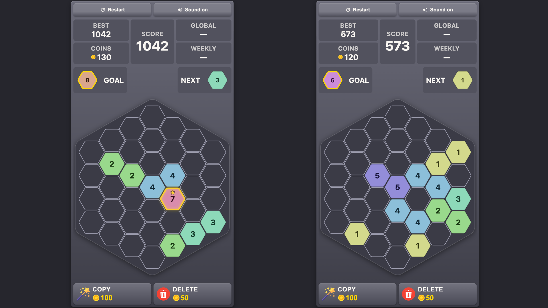 Combohex — screenshot 1