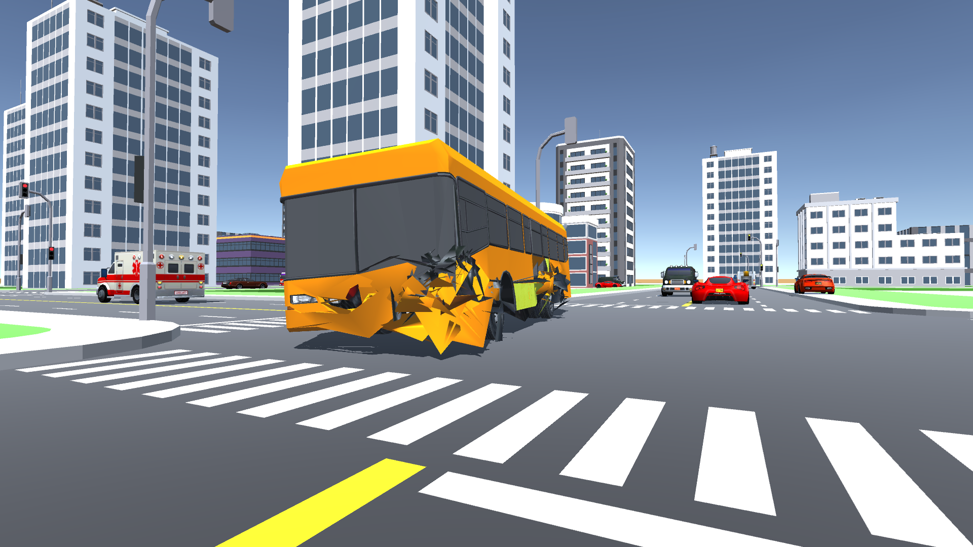 Simulator - yellow bus 2023 screenshot