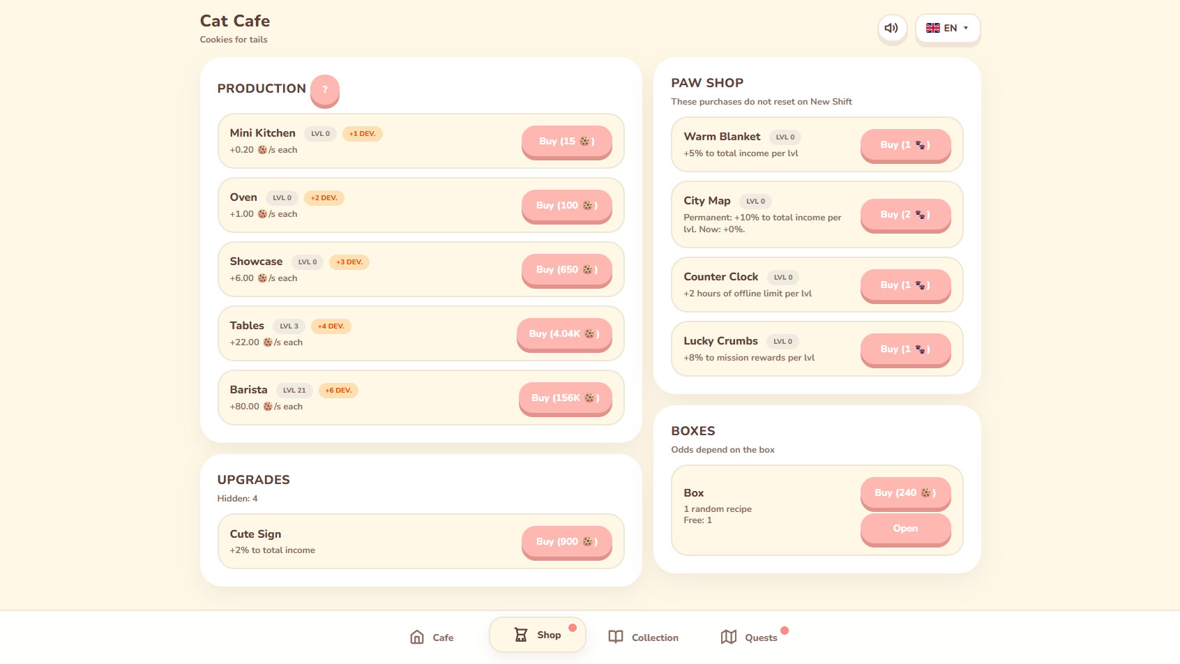 Cat Cafe Cookies for Tails — screenshot 2
