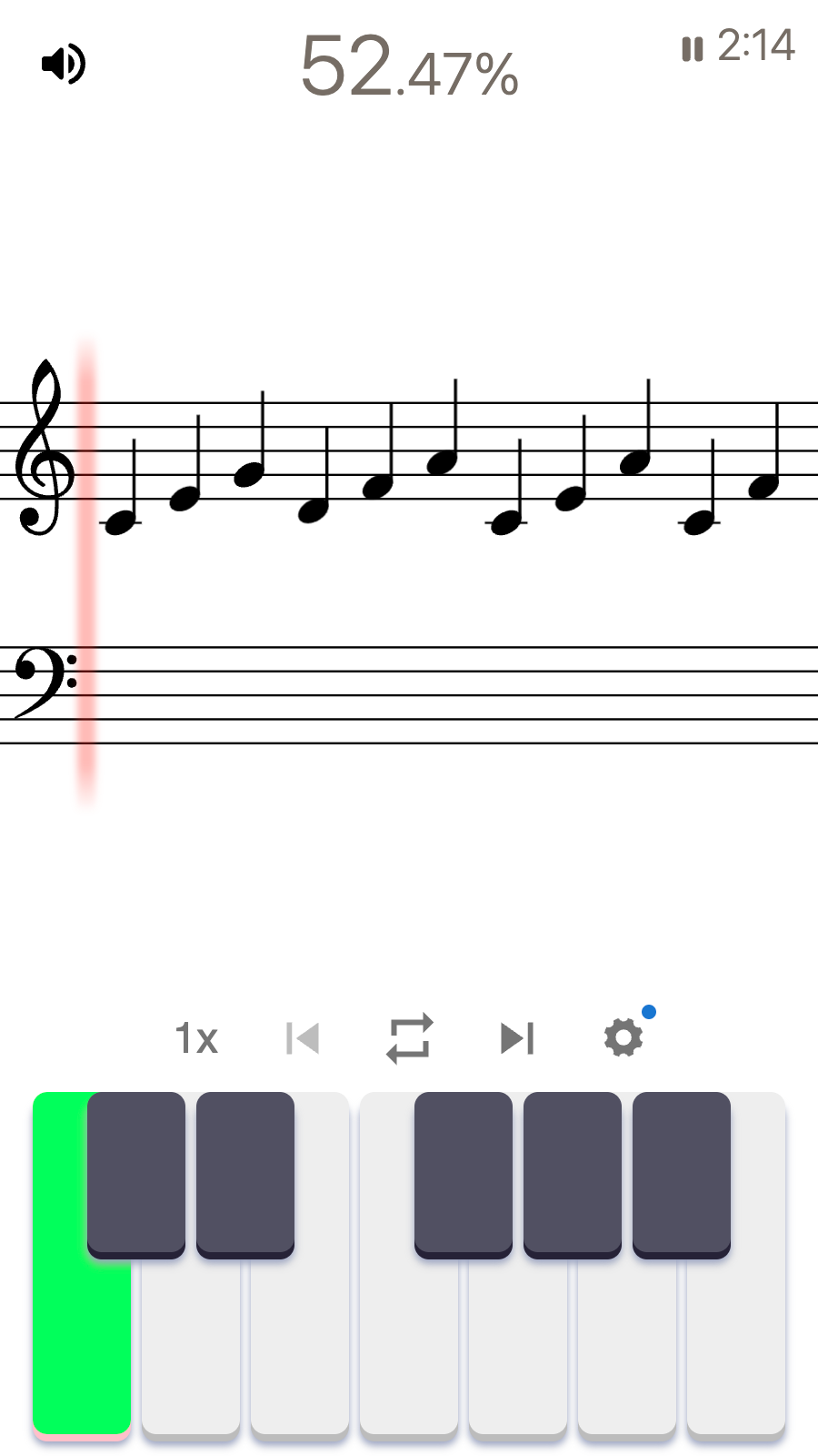 Piano trainer screenshot 4