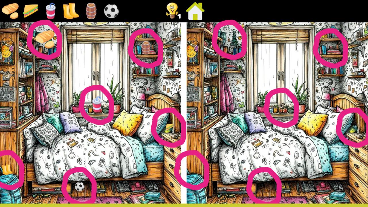 Find the differences in the two pictures screenshot