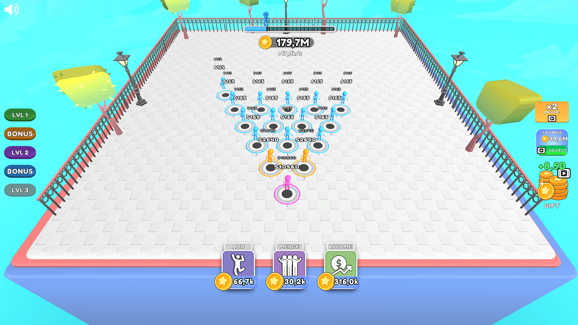 Bungee Tycoon: +1 per click — screenshot 5