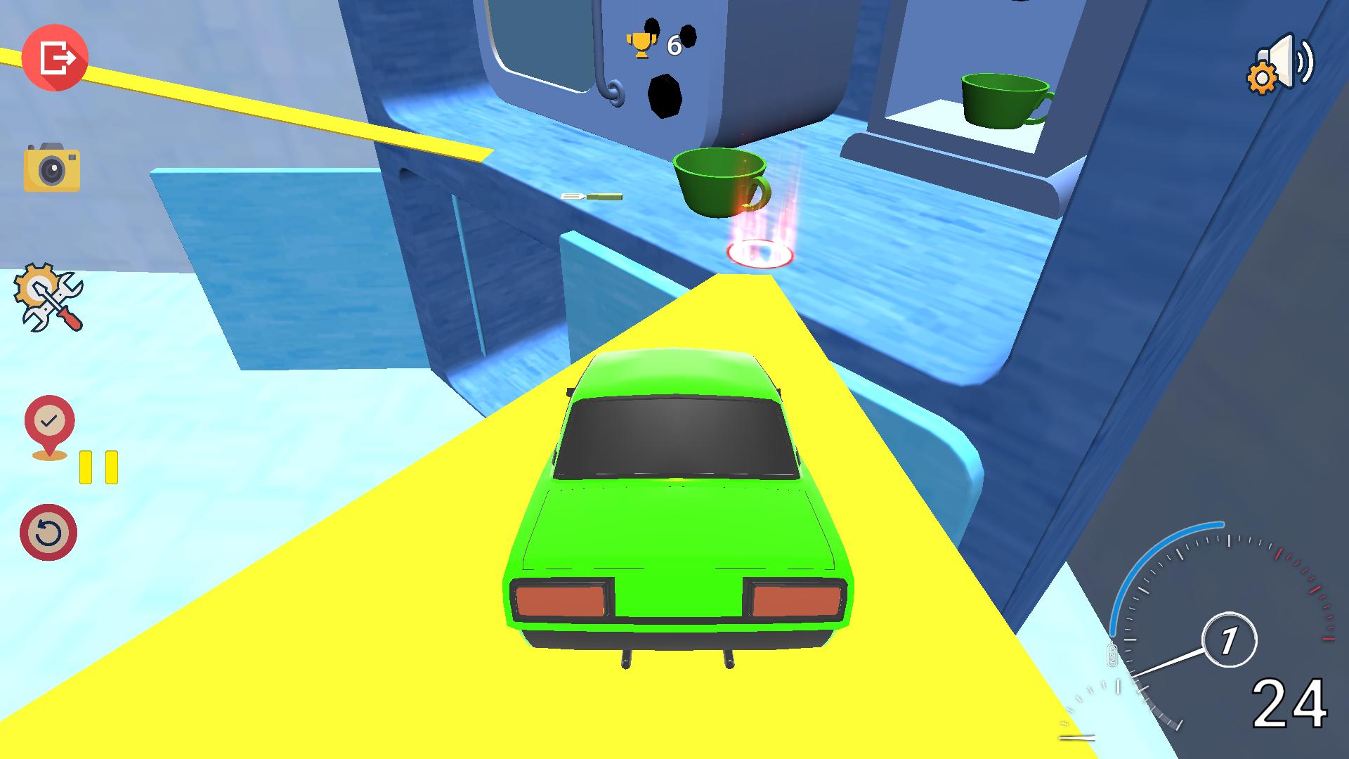 Mini Car: Room Parkour screenshot 4