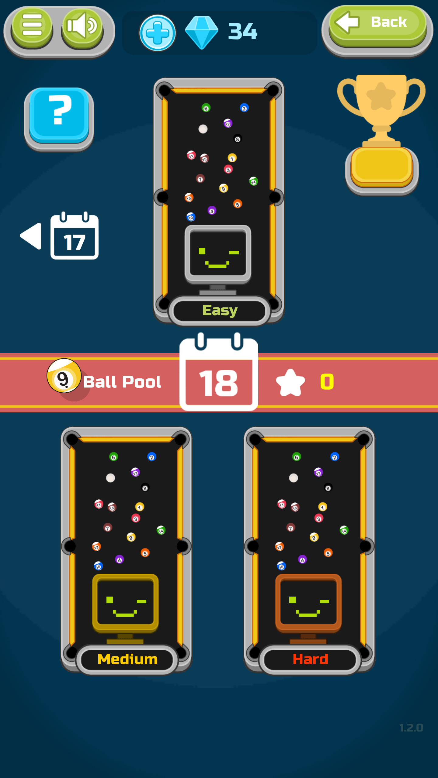 Billiard vs Computer screenshot 13