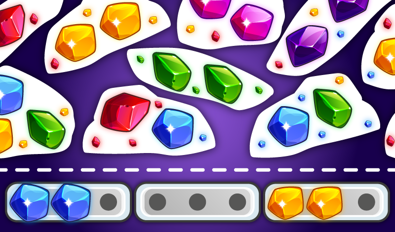 Collect and remove 3 treasures! game cover