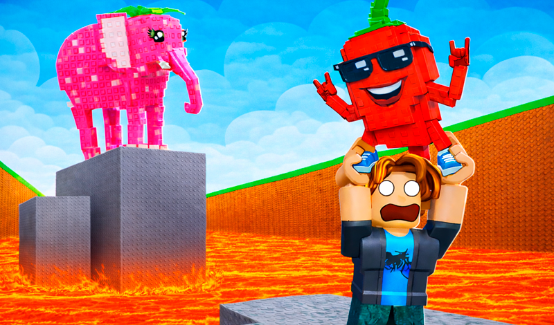 Survive Lava for Mem Brainrots game cover