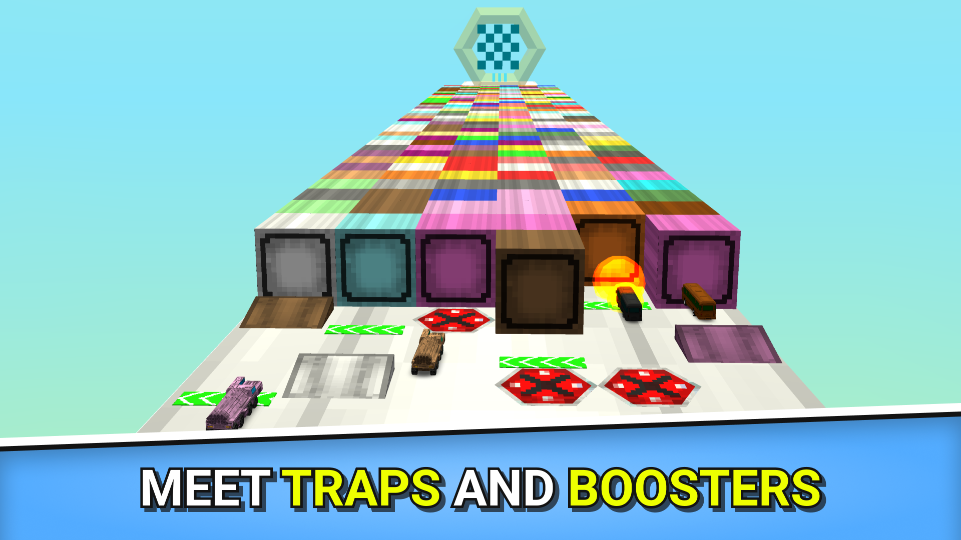 Minesweeper Race on Cars screenshot