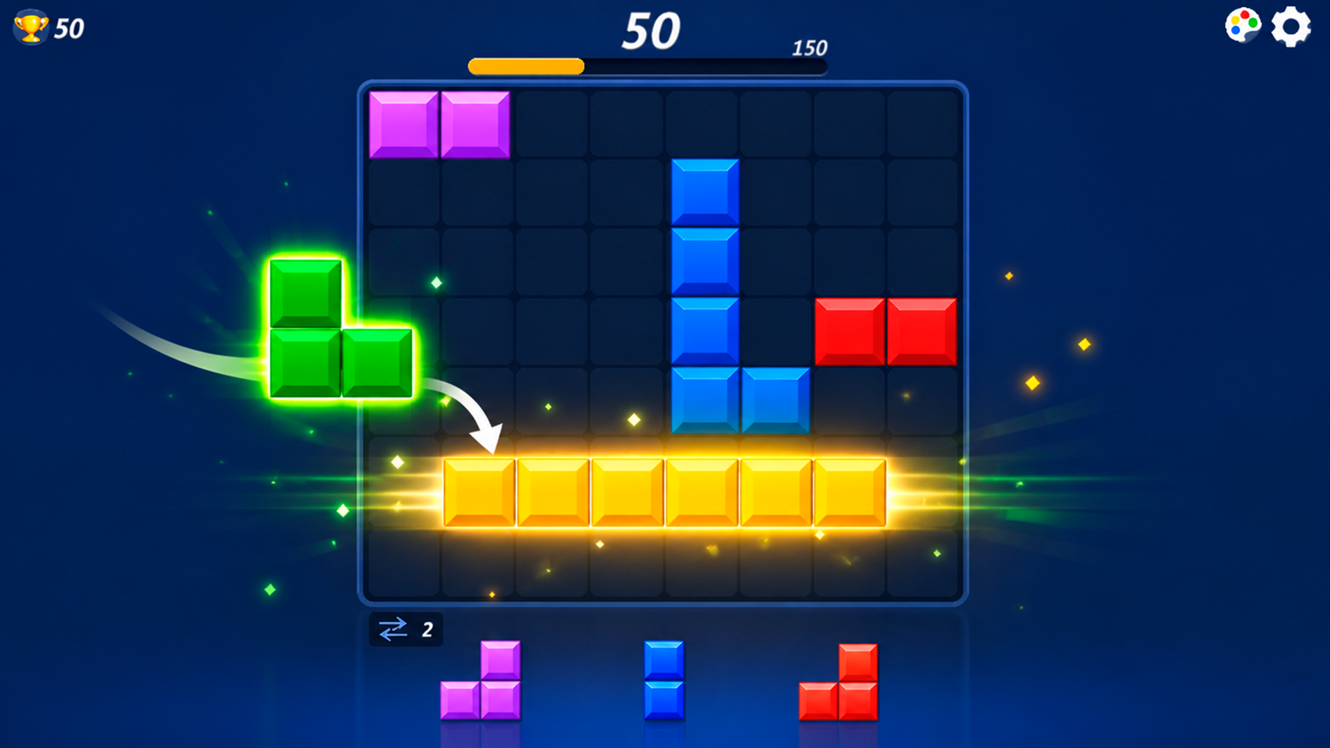 BLOCKY BLAST puzzle — screenshot 3