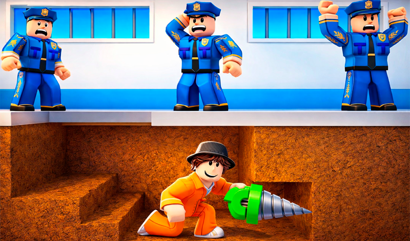 Obby: Prison digger game cover
