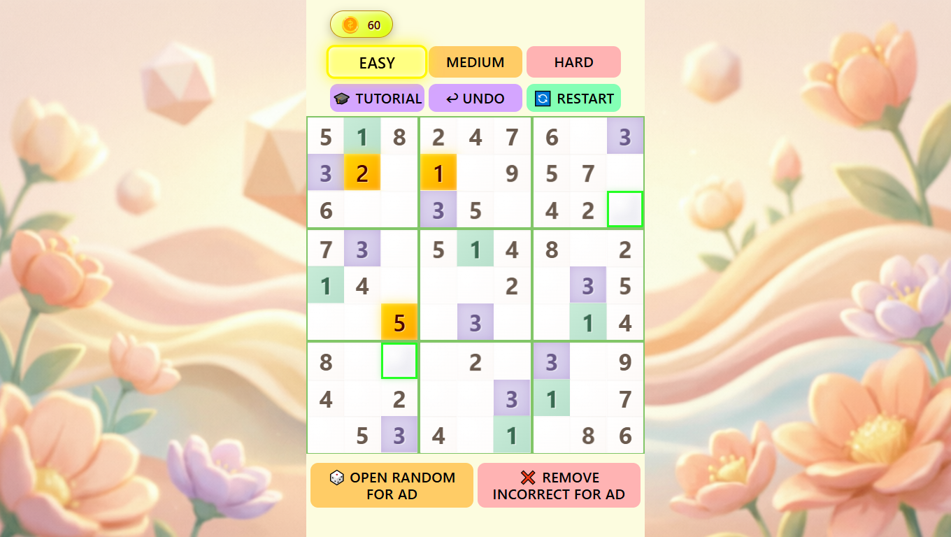 Sudoku: Smart Hints — screenshot 1