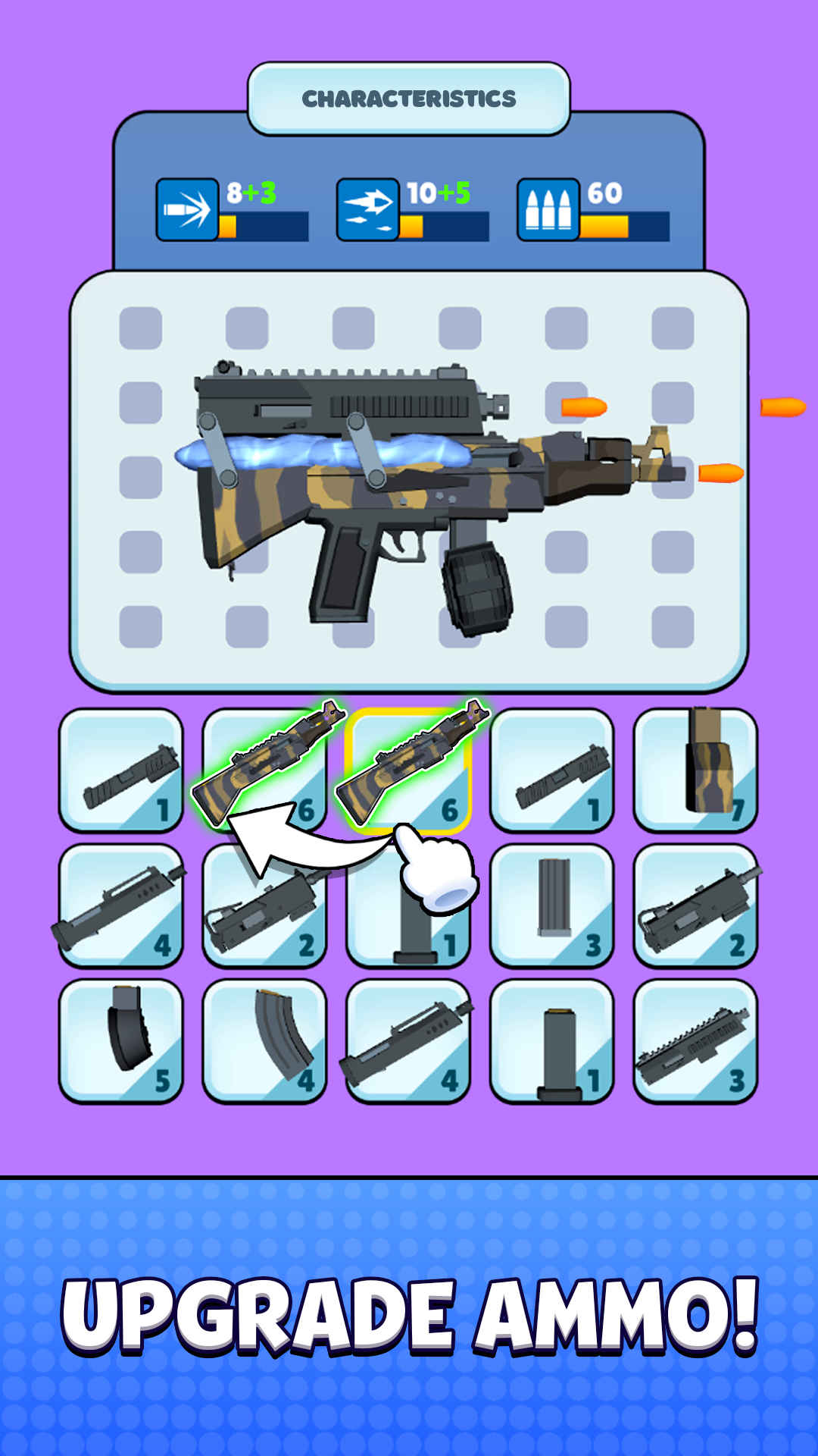 Blocks Shooter 3D! Run, Shoot, Merge Weapons! screenshot 8