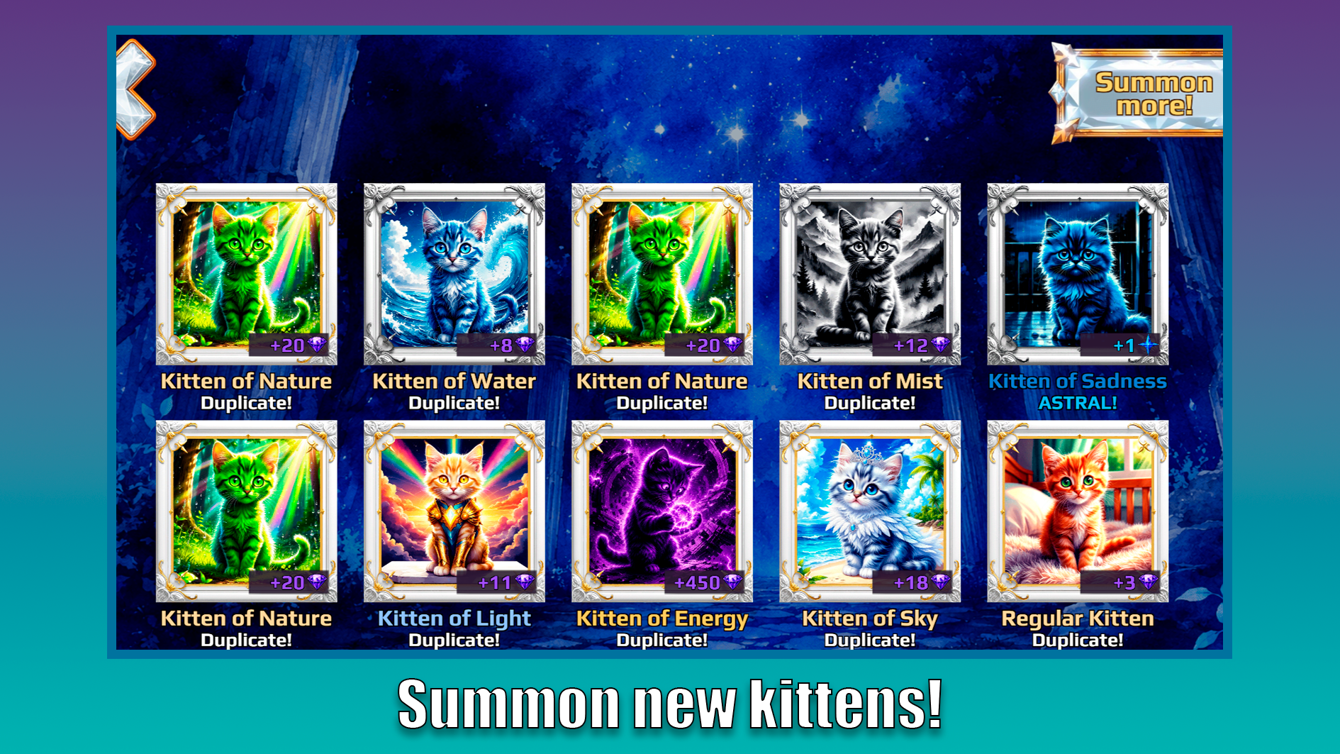 Elemental kittens — screenshot 2