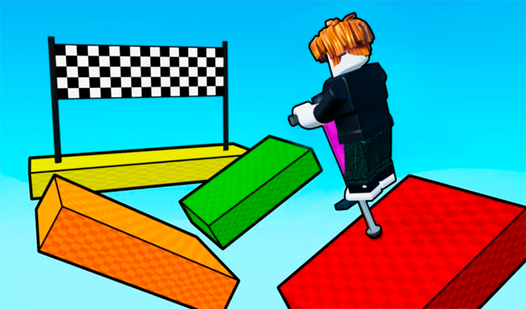 Obby, but you're on a jumper.  loading=