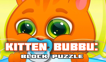 Kitten Bubbu: Block Puzzle