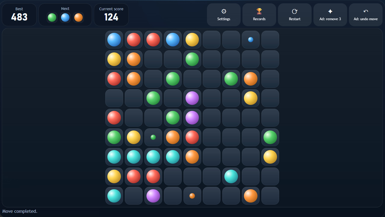 Lines 98 Classic Balls — screenshot 6