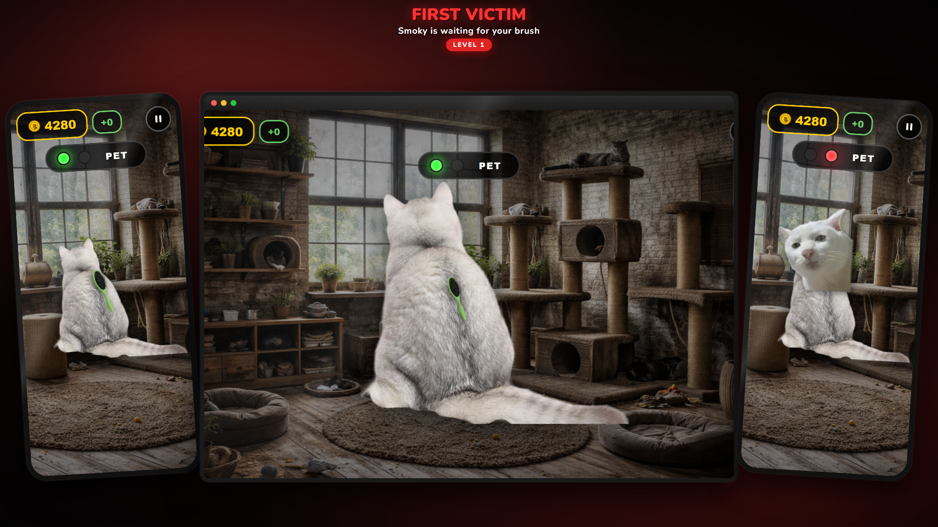You won't be able to pet this cat... (horror) — screenshot 4