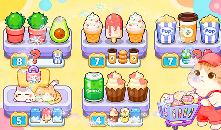 Kitten Mart: Goods Match & Clear