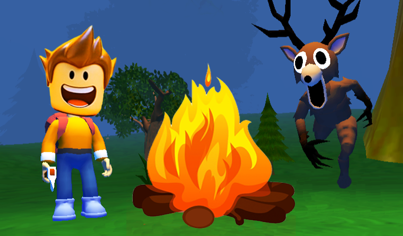 99 nights in the Forest: Camp Survival game cover