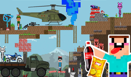 Super playground: noobs, chips and cola!