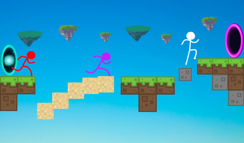 Red Stickman Parkour game cover