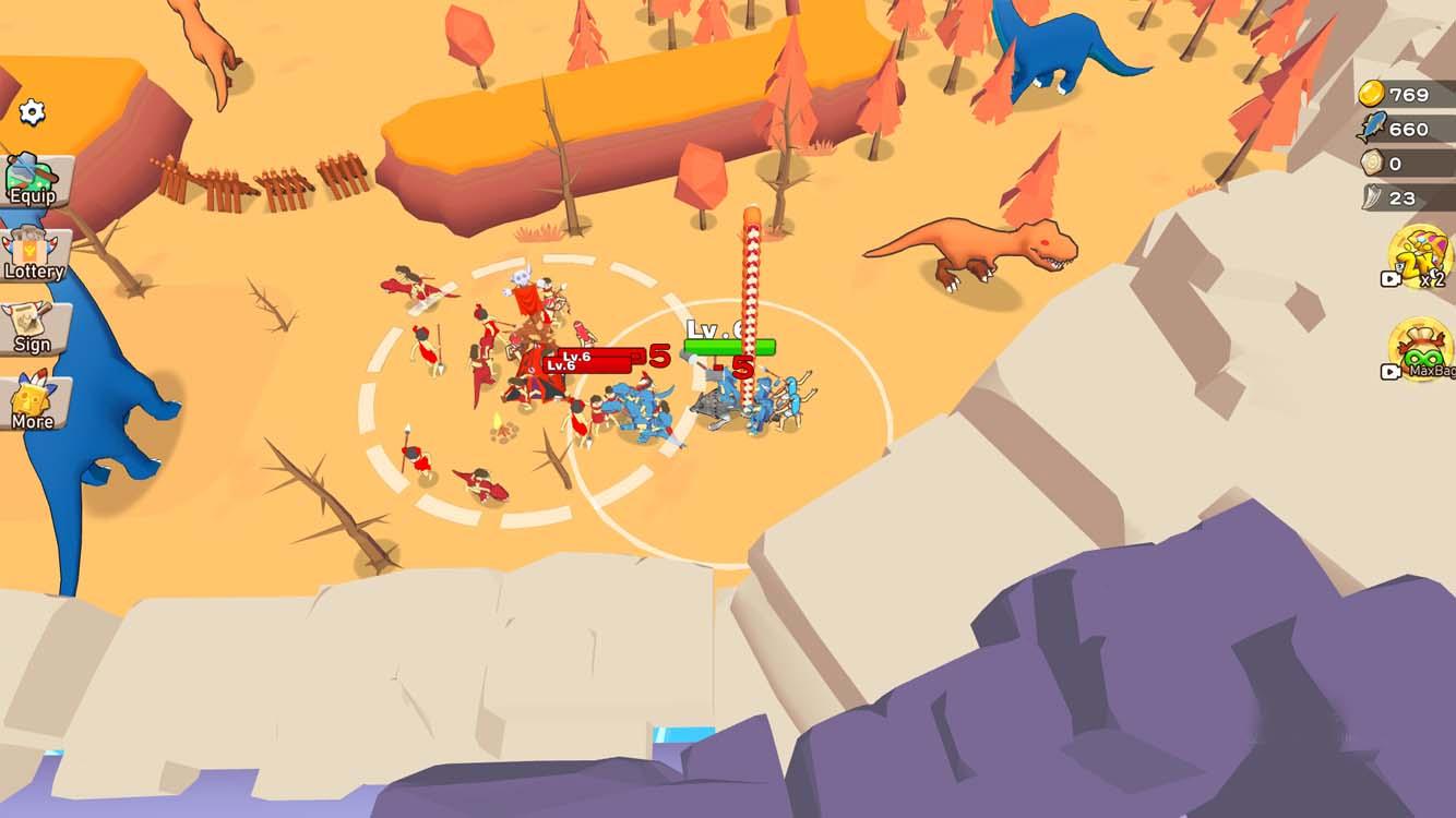 Clash of Jurassic screenshot