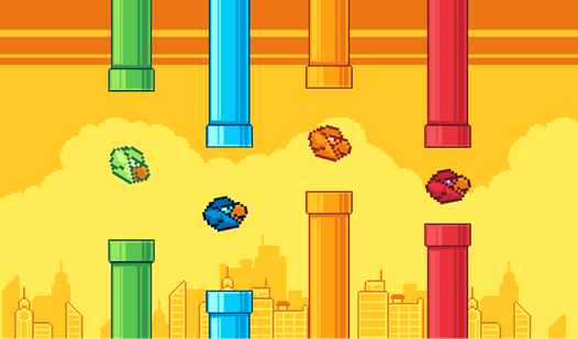 Flying Duck: Don't Get into the Pipes