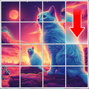 Puzzles: the world of fluffy cats