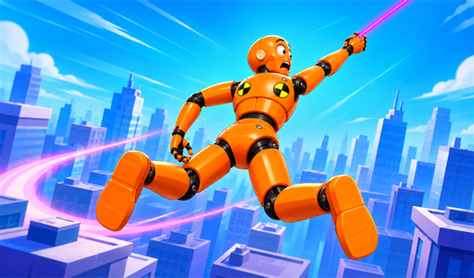 Swing Wild! Web Parkour game