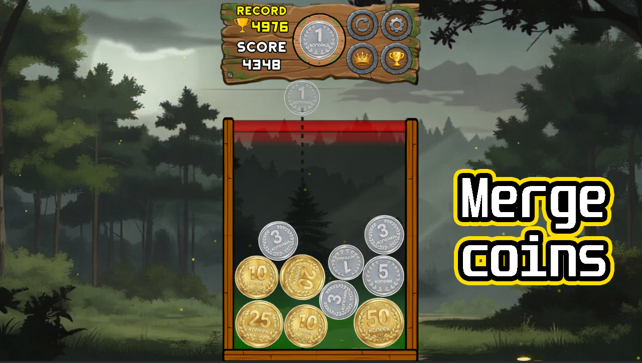 Merging Russian Rubles: Reach the Top Ten! — screenshot 1