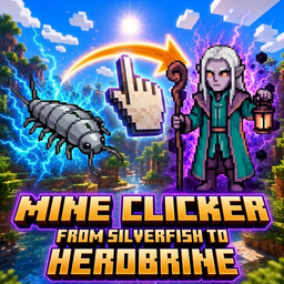 Mine Clicker: From Silverfish to Herobrine