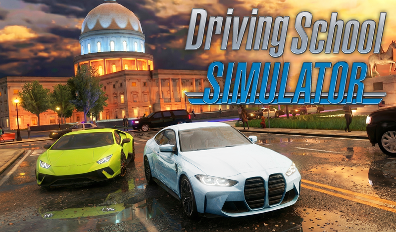 Driving School Simulator game cover