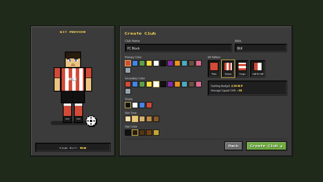 Blockfootball: 3D Football Manager screenshot 9