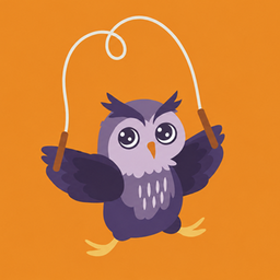 Owl on a Jump Rope - Clicker