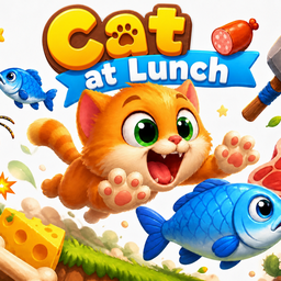 Cat at Lunch