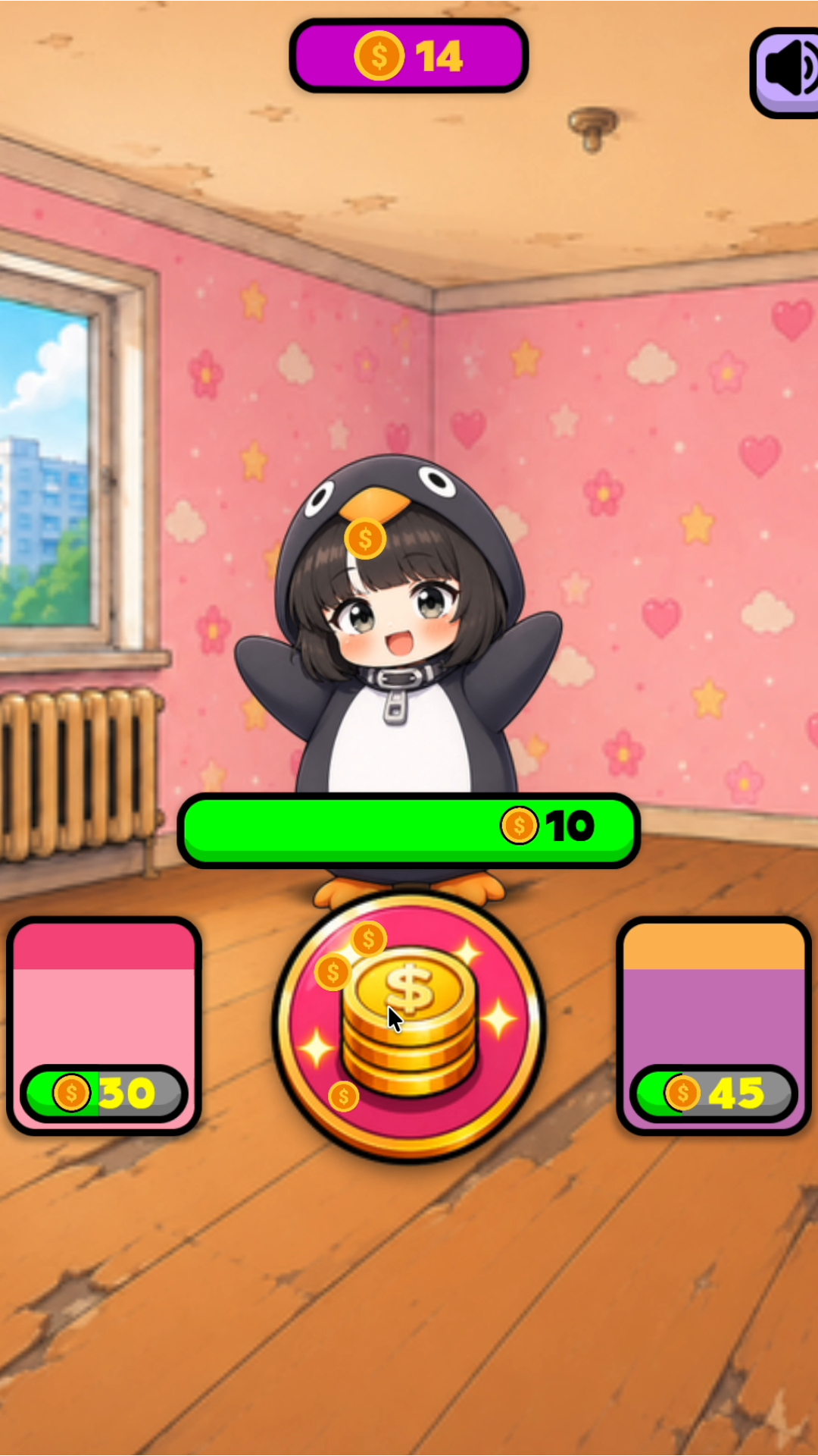 Gugu Gaga Penguin - Upgrade the Room! screenshot 5