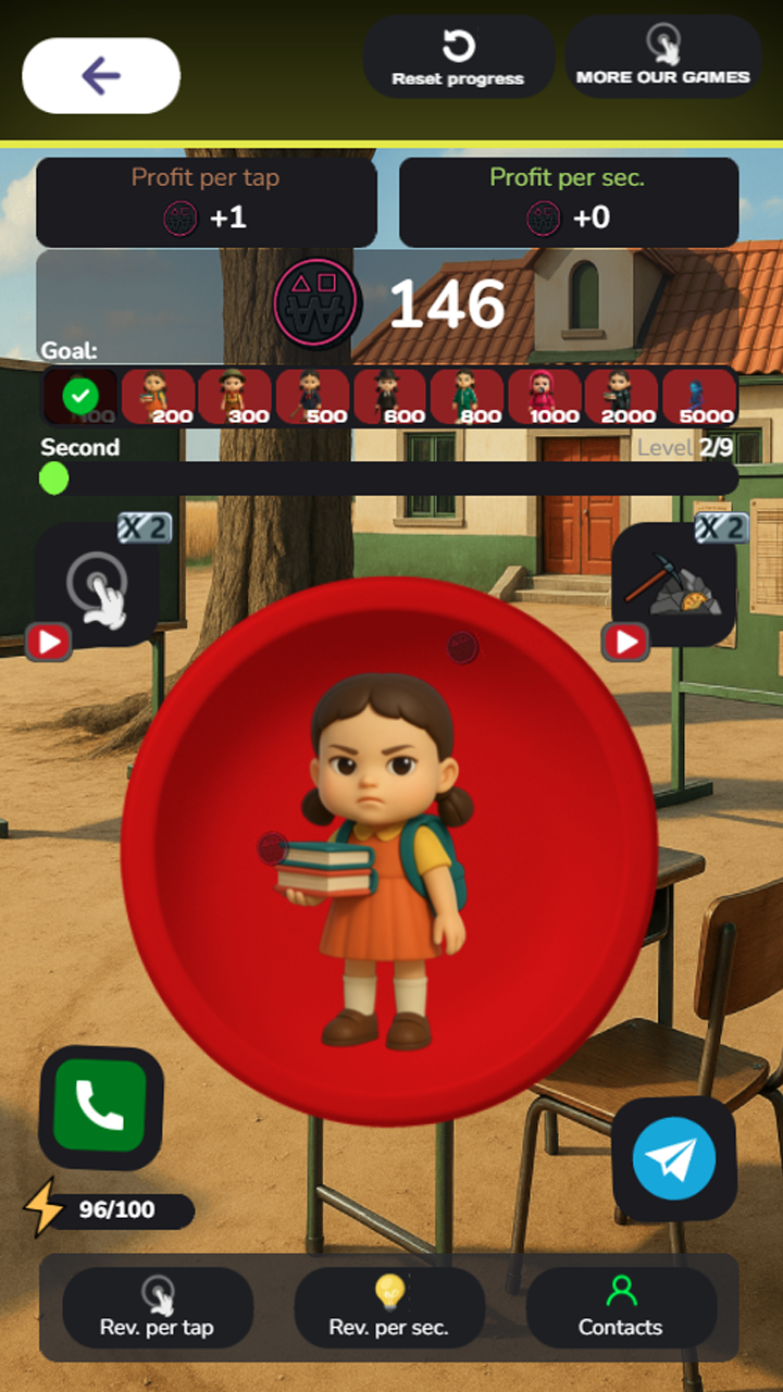 Squid Calls Game: Chat Prank, Video Call, Live screenshot 12
